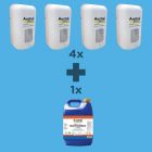 Austral Infrared Automatic Dispenser Package (4x Dispensers, 5Ltr Sani Liquid)