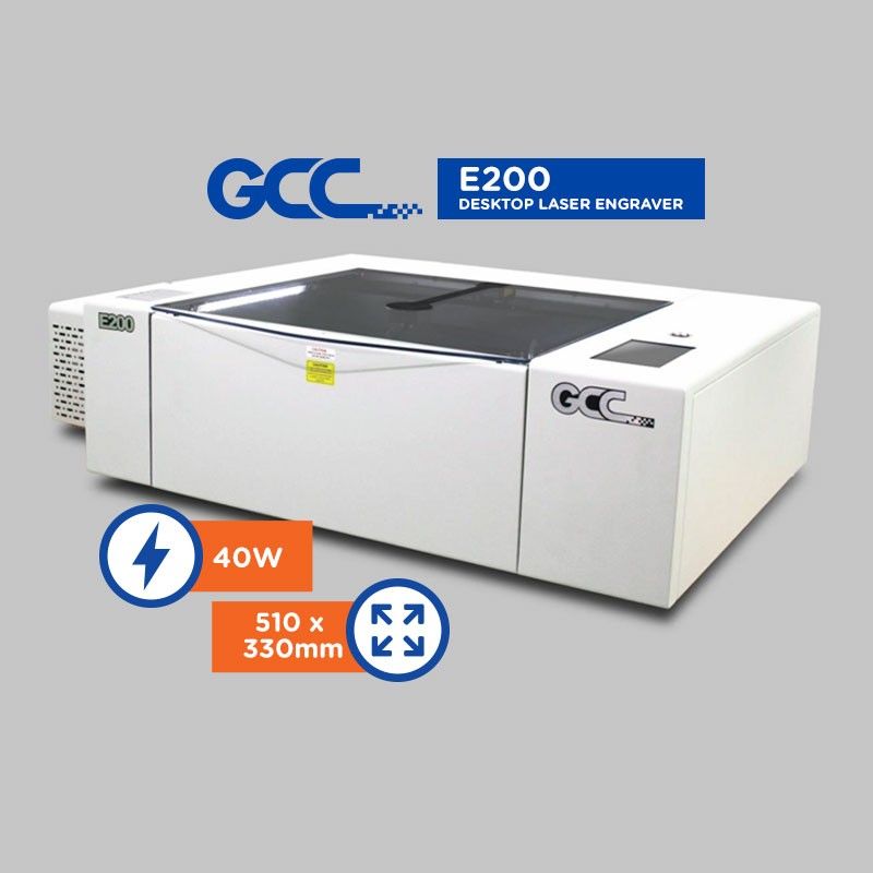 Svarende til vedholdende virtuel GCC E200 40W Desktop Laser Cutter Engraver From BST Group.