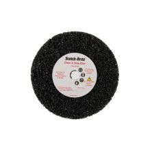 Black Flexible Clean & Strip Discs 178 x 20mm