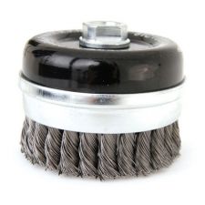 Twist Knot Wire Cup Wheels 100mm Stainless Steel