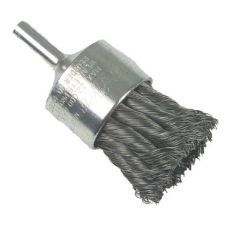 High Speed Mounted Twist Knot Wire Brush 28 x 22mm