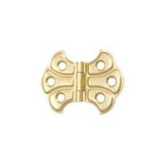 Butterfly Hinges Brass Plated Large