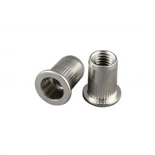 M10 Flanged Extra Long Rivet Nut Inserts - Steel (Price Each)