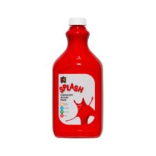Educational Colours Acrylic Paint Splash 2 - Toffee Apple Red - 2 Litre