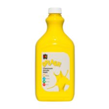 Educational Colours Acrylic Paint Splash 2 - Sunshine Yellow - 2 Ltr