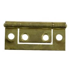 Non Mortise Hinges Brass Plated 50mm