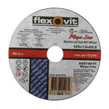 Flexovit Thin Inox Cut Off Wheel 100mm x 1.6 x16mm