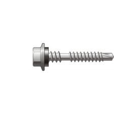 Hex Paint Screw 12 - 14 x 45 T/G Cottage Green