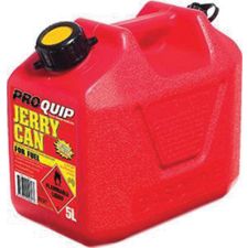 Fuel (Jerry) Can - Plastic -Red 10 Ltr with Nozzle