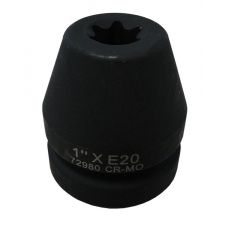 E-20 - 1" Drive Female Torx Standard Impact Socket