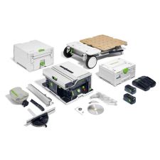 Festool CSC SYS 50 18V Cordless 168mm Systainer Saw 5.2Ah Bluetooth Set & Underframe 577381