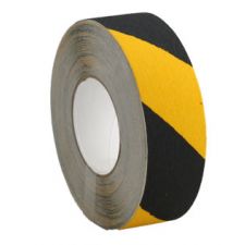 Anti Slip Tape 25mm x 18m - Yellow/Black Chevron