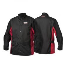 Lincoln Leather Sleeved Welding Jacket - Medium