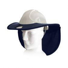 Snap Brim Hard Hat Brim & Flap - Navy Blue 