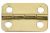 Jewell Box Hinges 22x15mm Brass (Pack of 100)