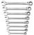 8pce Dual Ratcheting Wrench Set - Imperial