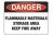 Sign - Flammable Materials Storage 600x450mm Metal
