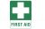 Sign - First Aid 450x300mm Poly