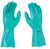 Green Nitrile Gauntlets - 33cm - Small