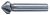3 Flute HSS Countersink 3 - 8.3mm