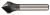 Countersink 3 Flute 90 deg Hss-Cobalt 2.0 - 20.5mm