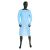Blue PP/PE Fluid Resistant Clinical Isolation Gown - Thumb Hook